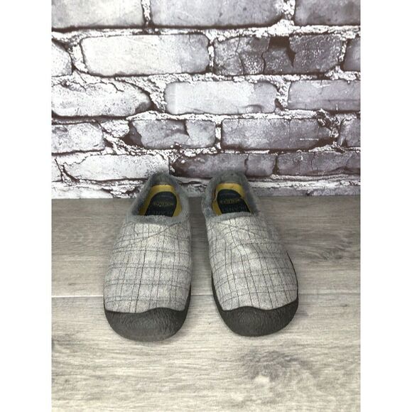 Keen Gray Fleece Lining Comfort Wool Slip On Gum Mules Shoes Women 7M US/37.5EU - Picture 2 of 16